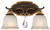 Metropolitan - N1462-652 - Two Light Bath - Chateau Nobles - Raven Bronze With Sunburst Gold Leaf Highlights
