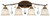 Metropolitan - N1464-652 - Four Light Bath - Chateau Nobles - Raven Bronze With Sunburst Gold Leaf Highlights