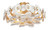 Metropolitan - N1863-760 - Three Light Semi Flush Mount - Niu - Fawn Gold