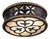 Metropolitan - N6109-20 - Two Light Flush Mount - Montparnasse - French Black With Gold Leaf Highlights
