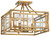 Metropolitan - N6475-293 - Four Light Semi Flush Mount - Edgemont Park - Pandora Gold Leaf
