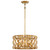 Coronade Four Light Semi Flush Mount (Convertible To Pendant)
