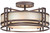 Metropolitan - N6964-1-267B - Three Light Semi Flush Mount - Underscore - Cimarron Bronze