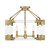 Prima Vista Four Lights Semi Flush Mount (N7353-790)