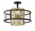 Metropolitan - N7814-726 - Four Light Convertible Semi Flush / Pendant - Soho by Robin Baron - Coal And Soft Brass