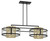 Metropolitan - N7819-726 - Six Light Island Pendant - Soho by Robin Baron - Coal And Soft Brass