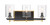 Metropolitan - N7851-707 - Three Light Bath - Sable Point - Sand Black With Honey Gold