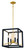 Metropolitan - N7854-707 - Four Light Pendant - Sable Point - Sand Black With Honey Gold