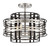 Metropolitan - N7983-420 - Four Light Semi Flush Mount - Presten - Brushed Nickle With Sand Coal