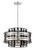 Metropolitan - N7986-420 - Six Light Pendant - Presten - Brushed Nickle With Sand Coal