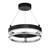 Metropolitan - N7991-572-L - LED Semi Flush Mount - Grande Illusion - Polished Nickel And Coal