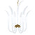 Metropolitan - N9906 - Six Light Pendant - Cisne - Polished Nickel