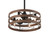 Minka Aire - F631L-CL/DK - 26Ceiling Fan - Audrey - Coal And Distressed Koa