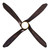 Mortyn 60"Ceiling Fan (F698L-LBR/DO)