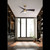 Elavan 36"Ceiling Fan (F743L-LBR/DO)