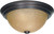 Nuvo Lighting - 60-1256 - Two Light Flush Mount - Mahogany Bronze / Champagne
