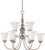 Nuvo Lighting - 60-1823 - Nine Light Chandelier - Dupont - Brushed Nickel
