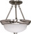 Nuvo Lighting - 60-200 - Two Light Semi Flush Mount - Brushed Nickel