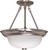 Nuvo Lighting - 60-201 - Two Light Semi Flush Mount - Brushed Nickel