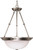 Nuvo Lighting - 60-204 - Three Light Pendant - Alabaster Glass Brushed Nickel - Brushed Nickel