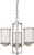 Nuvo Lighting - 60-2851 - Three Light Chandelier - Odeon - Brushed Nickel