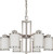Nuvo Lighting - 60-2853 - Six Light Chandelier - Odeon - Brushed Nickel