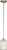 Nuvo Lighting - 60-2866 - One Light Mini Pendant - Odeon - Brushed Nickel