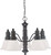 Nuvo Lighting - 60-3143 - Five Light Chandelier - Gotham - Mahogany Bronze