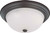 Nuvo Lighting - 60-3147 - Three Light Flush Mount - Close to Ceiling Mahogany Bronze - Mahogany Bronze