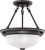 Nuvo Lighting - 60-3148 - Two Light Semi Flush Mount - Close to Ceiling Mahogany Bronze - Mahogany Bronze