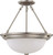 Nuvo Lighting - 60-3246 - Three Light Semi Flush Mount - Close to Ceiling Brushed Nickel - Brushed Nickel