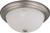 Nuvo Lighting - 60-3263 - Three Light Flush Mount - Close to Ceiling Brushed Nickel - Brushed Nickel