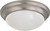 Nuvo Lighting - 60-3272 - Two Light Flush Mount - Close to Ceiling Brushed Nickel - Brushed Nickel