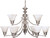 Nuvo Lighting - 60-360 - Nine Light Chandelier - Empire - Brushed Nickel