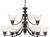 Nuvo Lighting - 60-362 - Nine Light Chandelier - Empire - Old Bronze