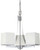 Nuvo Lighting - 60-4085 - Three Light Chandelier - Bento - Polished Chrome