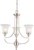 Nuvo Lighting - 60-4145 - Three Light Chandelier - Surrey - Brushed Nickel