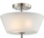 Nuvo Lighting - 60-4151 - Three Light Semi Flush Mount - Surrey - Brushed Nickel