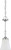 Nuvo Lighting - 60-4267 - One Light Mini Pendant - Teller - Polished Chrome