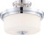 Nuvo Lighting - 60-4593 - Two Light Semi Flush Mount - Soho - Polished Chrome / Satin White
