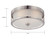 Fusion Three Light Flush Mount (60-4691)