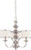 Nuvo Lighting - 60-4734 - Three Light Chandelier - Candice - Brushed Nickel