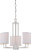 Nuvo Lighting - 60-4757 - Three Light Chandelier - Gemini - Brushed Nickel