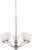 Nuvo Lighting - 60-5035 - Five Light Chandelier - Patton - Brushed Nickel