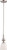 Nuvo Lighting - 60-5037 - One Light Mini Pendant - Patton - Brushed Nickel