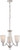 Nuvo Lighting - 60-5496 - Three Light Chandelier - Connie - Polished Nickel
