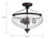 Laurel Three Light Semi Flush Mount (60-5544)