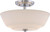 Nuvo Lighting - 60-5806 - Two Light Semi Flush Mount - Willow - Polished Nickel