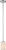 Nuvo Lighting - 60-5808 - One Light Mini Pendant - Willow - Polished Nickel