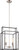 Nuvo Lighting - 60-5857 - Two Light Pendant - Lake - Iron Black / Brushed Nickel Accents